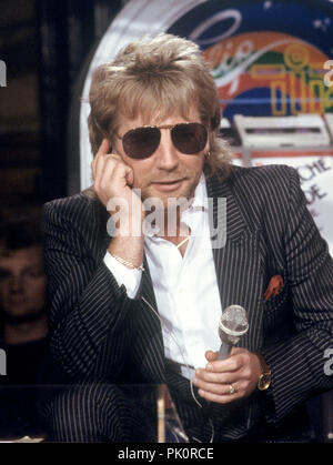 Rick Parfitt (Status Quo) su 27.05.1988 in München / Monaco di Baviera. | Utilizzo di tutto il mondo Foto Stock