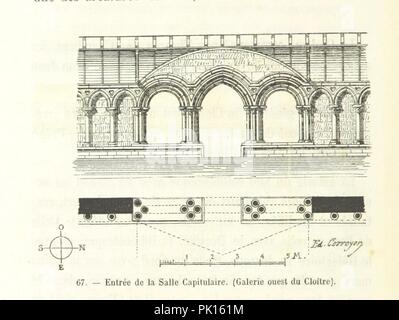 Immagine dalla pagina 208 di 'Descrizione de l'abbaye du Mont Saint Michel et de ses abords, précédée d'une notice historique. [Con piastre.]' . Foto Stock