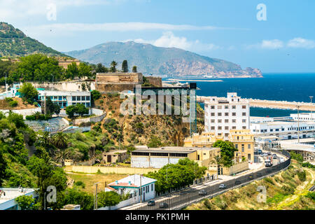 Viale Lungomare in Oran, una delle principali città algerine Foto Stock