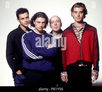 Bussola (l-r): Dave Parsons, Robin Goodridge, Nigel Pulsford, Gavin Rossdale su 24.05.1996 in München / Monaco di Baviera. | Utilizzo di tutto il mondo Foto Stock