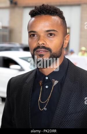 Eka Darville assiste la premiere di 'Il suo profumo' durante la 43a Toronto International Film Festival, tiff a Wintergarden Theatre di Toronto, Canada, il 09 settembre 2018. | Utilizzo di tutto il mondo Foto Stock