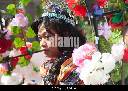 Il carnevale di Hackney East London REGNO UNITO Foto Stock