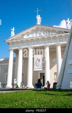 Papa Francesco farà una visita di stato di Vilnius, Lituania, paesi baltici, Europa nel mese di settembre Foto Stock