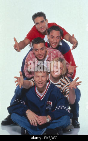 "Backstreet Boys', amerikanische Boyband, USA 1998. American boy gruppo "Backstreet Boys', USA 1998. | Utilizzo di tutto il mondo Foto Stock