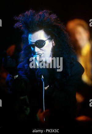 Pete Burns (vivo o morto) nel maggio 1985 ad Amburgo. | Utilizzo di tutto il mondo Foto Stock