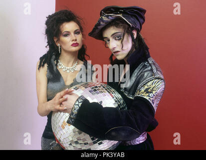 Haysi Fantayzee nel febbraio 1983. | Utilizzo di tutto il mondo Foto Stock