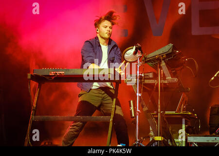 Tutto tutto al Festival n. 6 Venerdì 7 Settembre 2018 tenutasi a Portmeirion, Gwynedd, il Galles del Nord. Nella foto: Michael Fante. Foto di Julie Edwards. Foto Stock