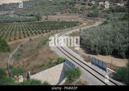 Stazione In esecuzione alla montagna Foto Stock