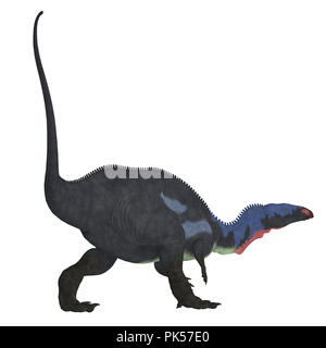 Dinosauro Camptosaurus Coda - Camptosaurus era un erbivoro ornithischian dinosaur che ha vissuto in Nord America durante il Giurassico. Foto Stock