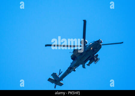 Flying Longbow Apache elicottero Foto Stock