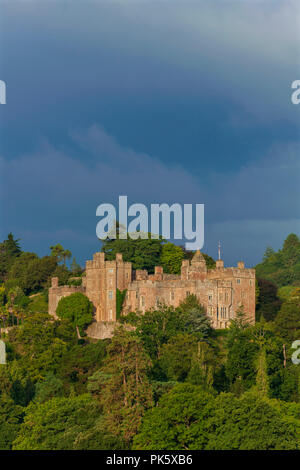 Il Castello di Dunster, Somerset, Inghilterra, Regno Unito Foto Stock