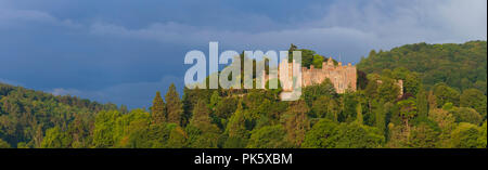 Il Castello di Dunster, Somerset, Inghilterra, Regno Unito Foto Stock