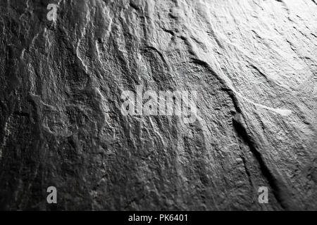 Grigio scuro ardesia, texture di sfondo astratto Foto Stock