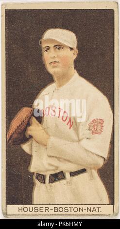 Ben Houser, Boston Braves, baseball card ritratto Foto Stock