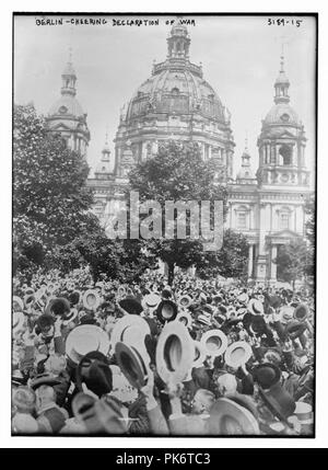 Berlino - rasserenante dichiarazione di guerra Foto Stock