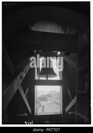 Betlemme e dintorni. Il Natale di Betlemme campana. La sua peal ascoltato per la prima volta in tutto il mondo, Centenario 1933 Foto Stock