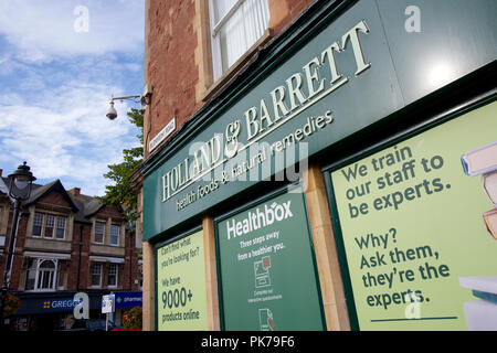 Holland e Barrett store Foto Stock