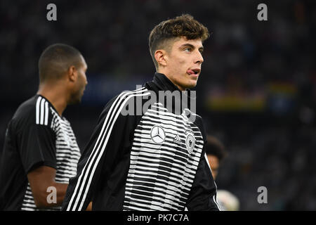 Monaco di Baviera, Deutschland. 06 Sep, 2018. Kai Havertz (Germania). GES/calcio/UEFA lega delle nazioni, 2018/19, 1. giornata: Germania - Francia, 06.09.2018 Calcio/Nazioni League: Germania vs Francia, Monaco di Baviera settembre 6, 2018 | Utilizzo di credito in tutto il mondo: dpa/Alamy Live News Foto Stock