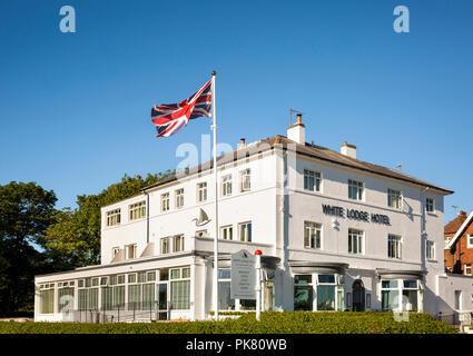 Regno Unito, Inghilterra, Yorkshire, Filey, il Crescent, White Lodge Hotel Foto Stock