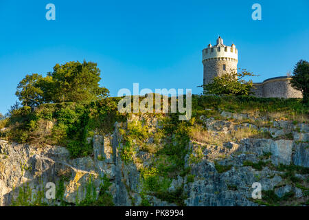 Osservatorio di Clifton Bristol Inghilterra Settembre 07, 2018 costruito originariamente come un mulino per la macinazione del grano in 1766 Foto Stock