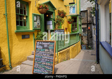 Plantagenet House Restaurant Tenby Pembrokeshire Wales Foto Stock