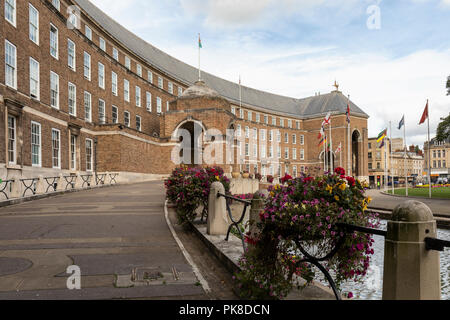 Bristol City Hall, College Green, City of Bristol, Inghilterra, Regno Unito Foto Stock