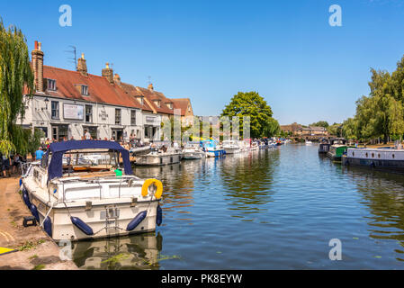 Fiume Ouse Ely Foto Stock