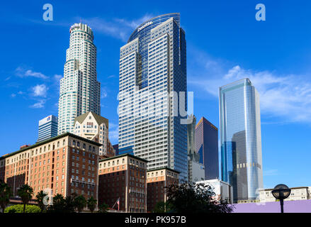 Pershing Square nel centro cittadino di Los Angeles, California, USA. Foto Stock