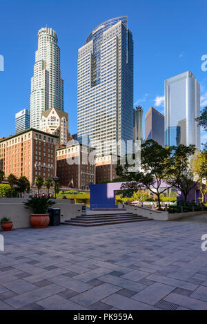 Pershing Square nel centro cittadino di Los Angeles, California, USA. Foto Stock
