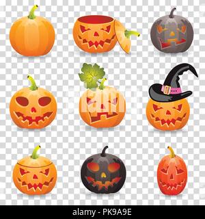 Raccogliere la Zucca di Halloween Illustrazione Vettoriale