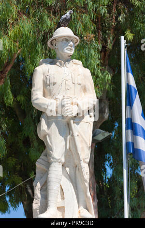 Statua, Heraklion, Creta, Grecia Foto Stock