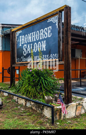 Texas bar in Blanco, Ironhorse 3 volumi Foto Stock