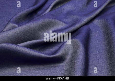 Tessuto di cotone, camicie, blu denim Foto Stock