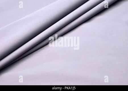 Tessuto in cotone con elastan, camicie, grigio Foto Stock