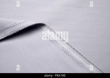Tessuto in cotone con elastan, camicie, grigio Foto Stock