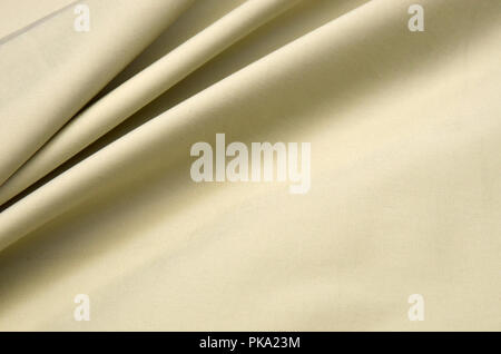Il cotone tessuto stretch con elastan di beige chiaro Foto Stock
