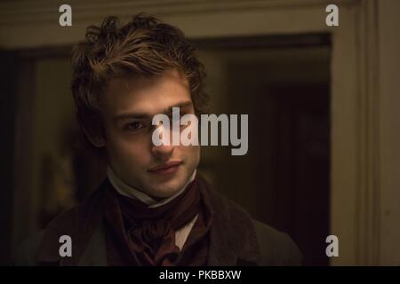 Mary Shelley Anno : 2017 USA / UK Direttore : Haifaa Al-Mansour Douglas Booth Foto Stock