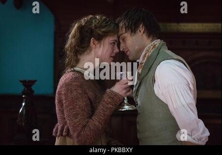 Mary Shelley Anno : 2017 USA / UK Direttore : Haifaa Al-Mansour Elle Fanning, Douglas Booth Foto Stock