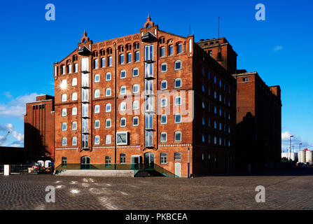 Negozio di porta a Wismar, Mecklenburg Vorpommern, Germania Foto Stock