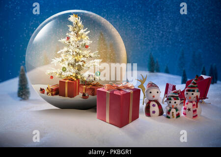 Regalo di Natale Foto Stock