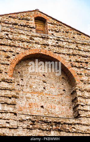 Parte di mattoni della Basilica di San Lorenzo di Firenze (Firenze), Italia Foto Stock