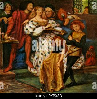 "La famiglia Borgia", 1863, (c1912). Artista: Dante Gabriel Rossetti. Foto Stock
