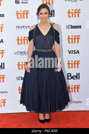 Settembre 11, 2018 - Toronto, Ontario, U.S. - 11 settembre 2018 - Toronto, Ontario, Canada - Keira Knightley. ''Colette'' Premiere - 2018 Toronto International Film Festival alla principessa di Galles Teatro. Photo credit: Brent Perniac/AdMedia (credito Immagine: © Brent Perniac/AdMedia via ZUMA filo) Foto Stock