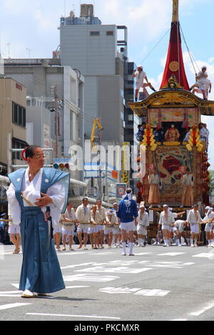 Gion Matsuri - è uno dei più famosi festival giapponese di Kyoto. Foto Stock