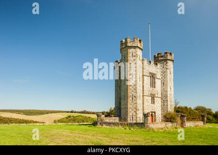 Torre Hiorne in Arundel Park, West Sussex, in Inghilterra. Foto Stock