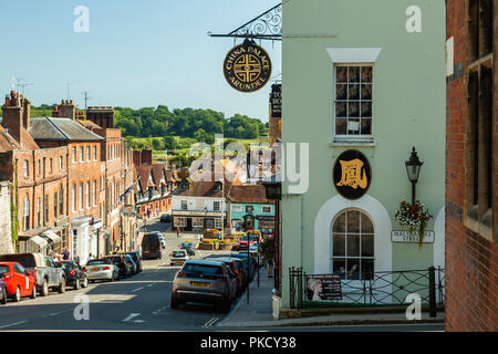 Pomeriggio estivo in Arundel, West Sussex, in Inghilterra. Foto Stock