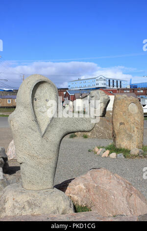 Iqaluit Arte Moderna Foto Stock