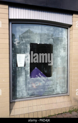 Villaggio Nat West Bank chiusa in Dinnington, South Yorkshire Foto Stock