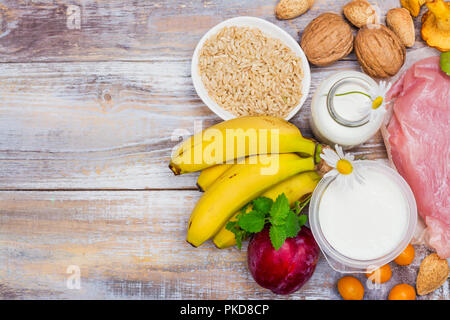Alimenti contenenti melatonina Foto Stock