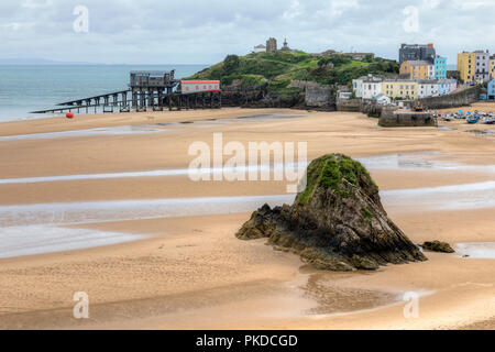 Tenby, Pembrokeshire, Wales, Regno Unito, Europa Foto Stock